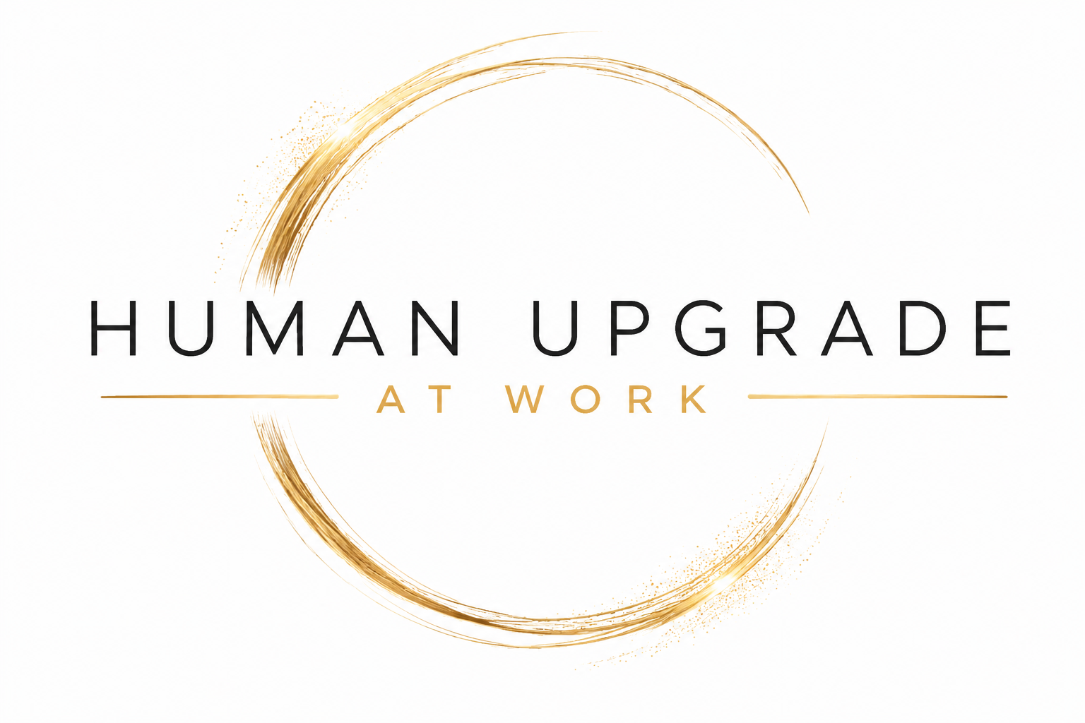 human upgrade at work light logo